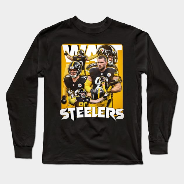 Tj Watt 90 Long Sleeve T-Shirt by NFLapparel